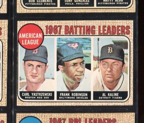 AL Batting Leaders #2 Baseball Cards 1968 O Pee Chee
