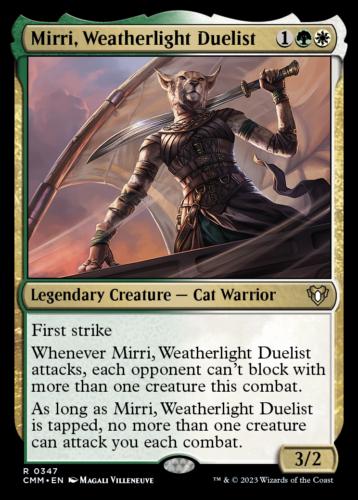 Mirri, Weatherlight Duelist #347 Magic Commander Masters
