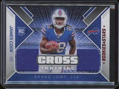 James Cook #CT-JC Football Cards 2022 Panini Rookies & Stars Cross Training