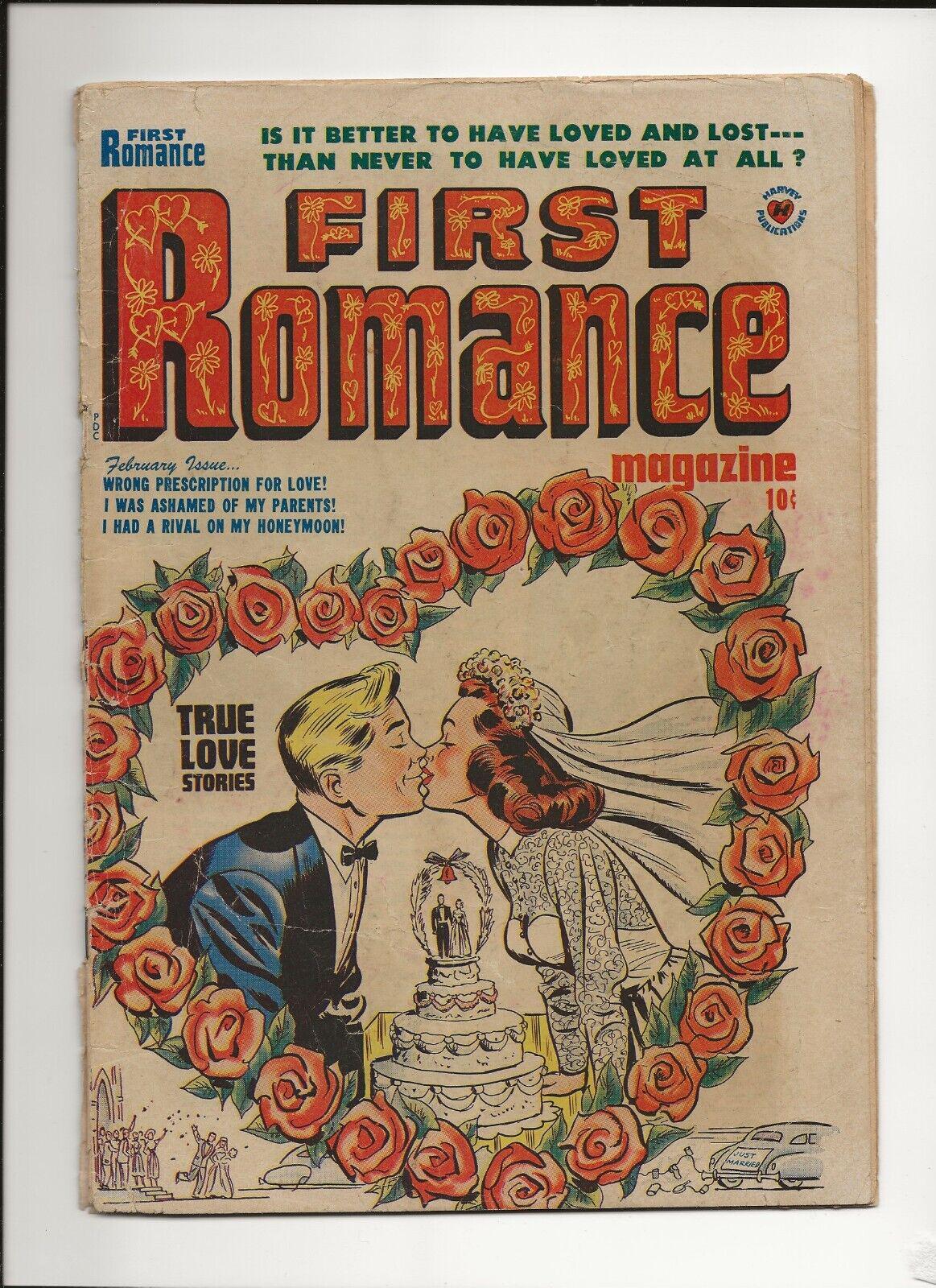 First Romance Magazine #4 (1950) Comic Books First Romance Magazine