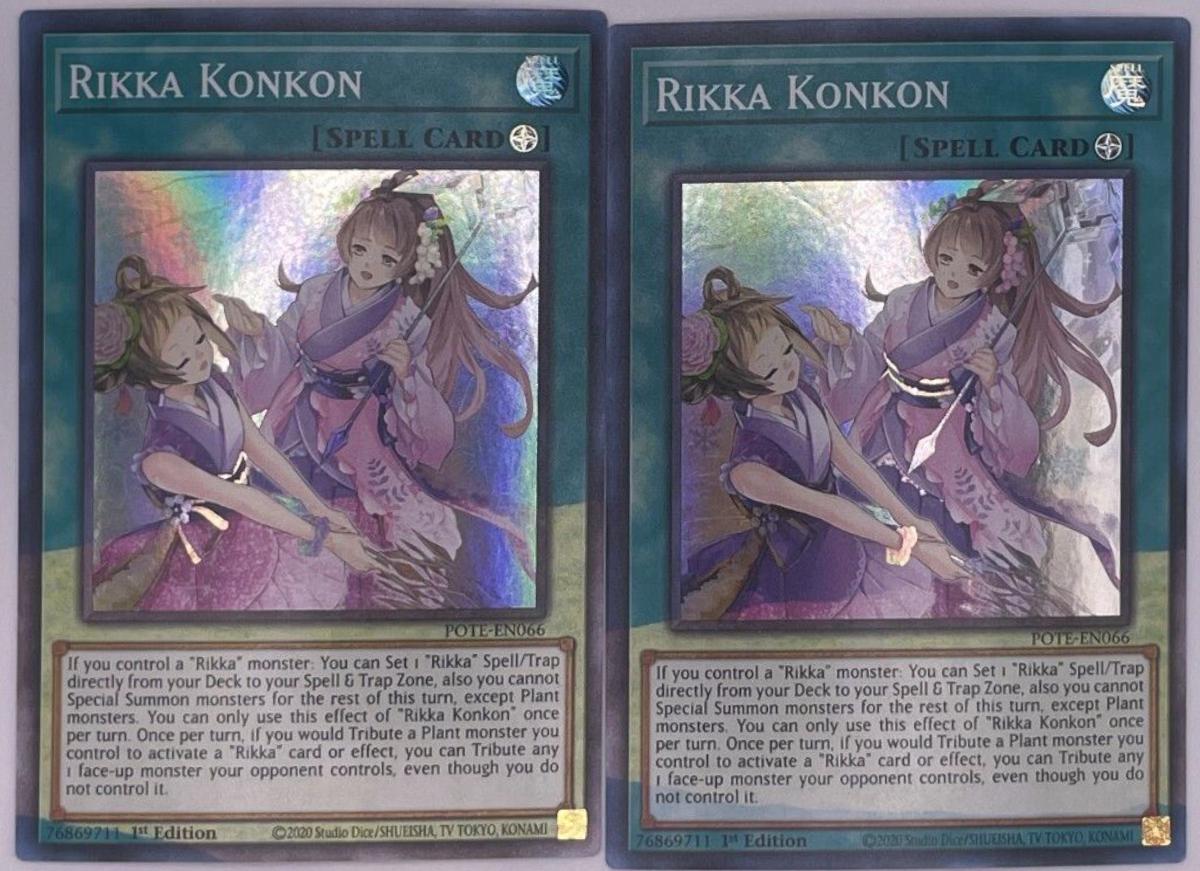Rikka Konkon POTE-EN066 YuGiOh Power Of The Elements