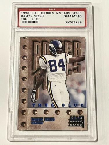 Randy Moss #266 1998 Leaf Rookies & Stars Football