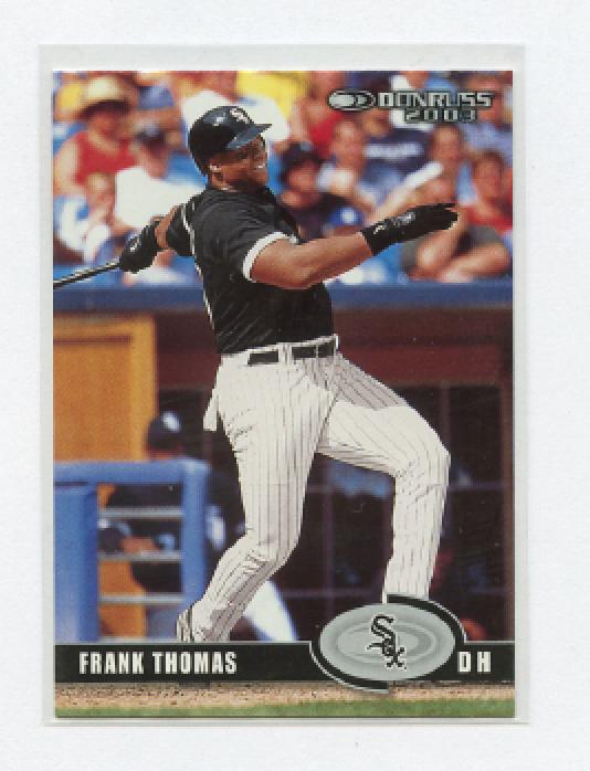 Frank Thomas #107 Baseball Cards 2003 Donruss