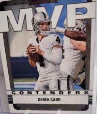 Derek Carr #MVP-DCA Football Cards 2022 Panini Contenders MVP