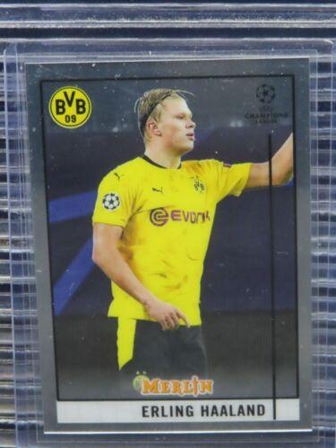 Erling Haaland #65 Soccer Cards 2020 Topps Merlin Chrome UEFA Champions League