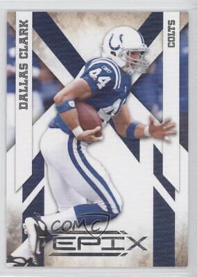 Dallas Clark #41 Football Cards 2010 Panini Epix
