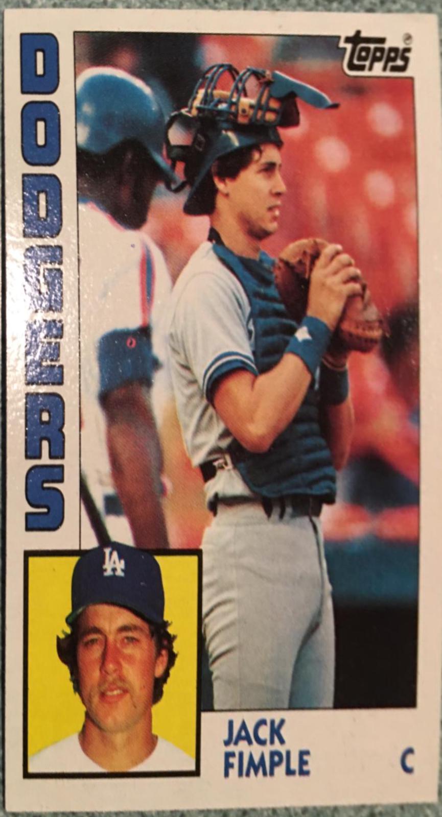 Jack Fimple #263 Baseball Cards 1984 Topps