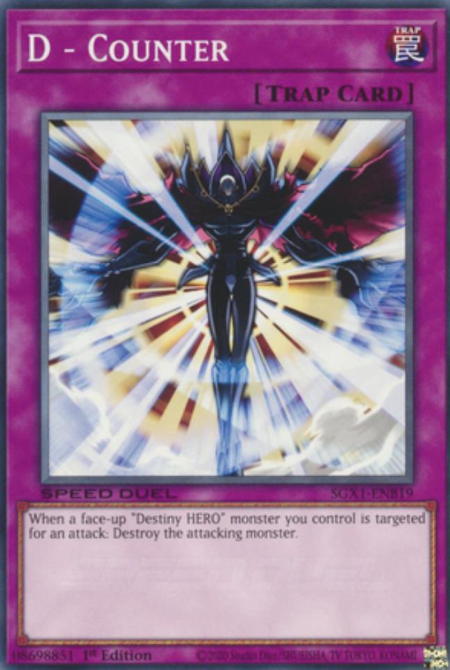 D - Counter SGX1-ENB19 YuGiOh Speed Duel GX: Duel Academy Box