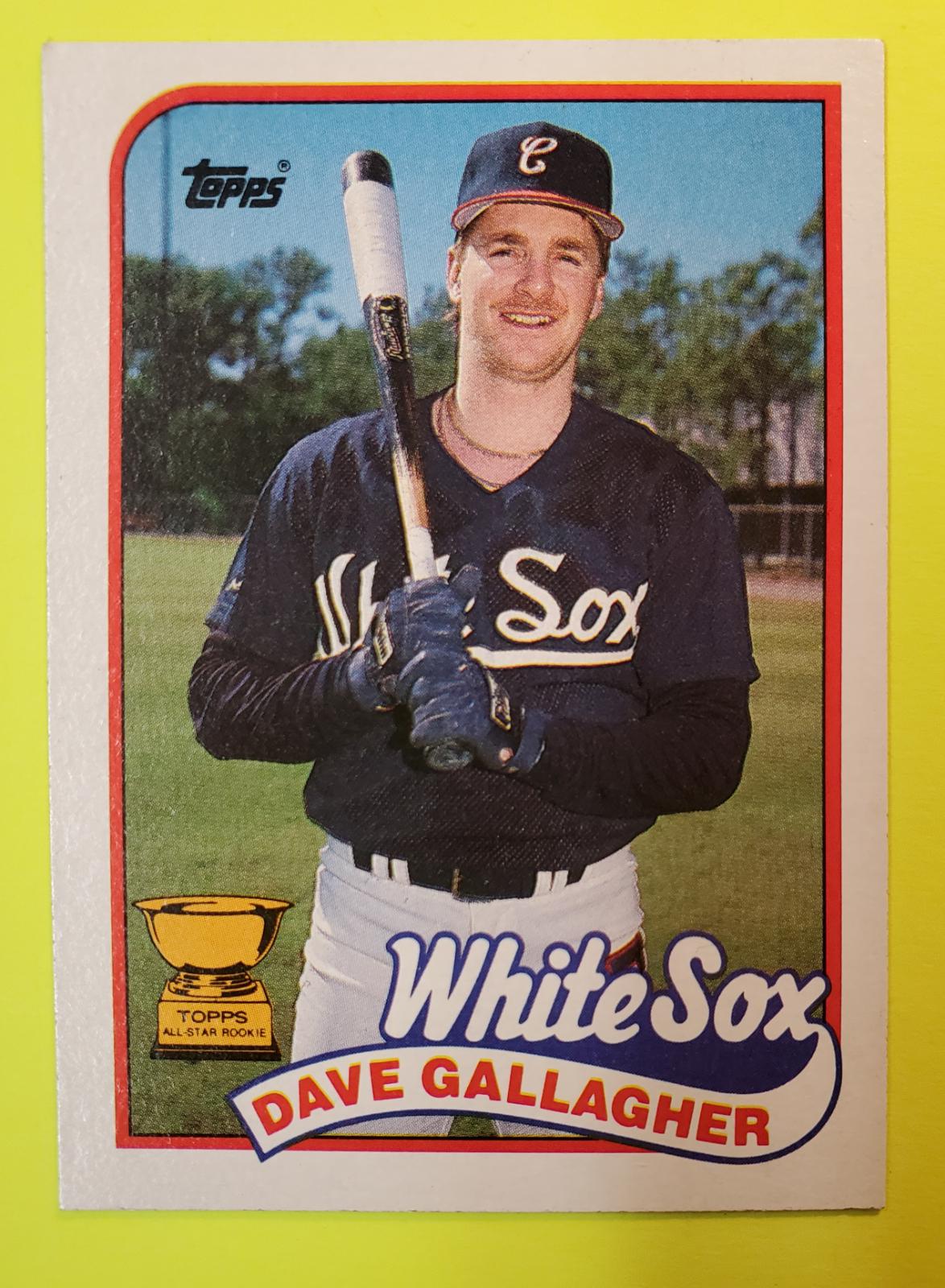Dave Gallagher #156 Baseball Cards 1989 Topps Tiffany