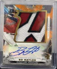 Bo Naylor [Orange] #IAJP-BN Baseball Cards 2023 Topps Inception Autograph Jumbo Patch Prices