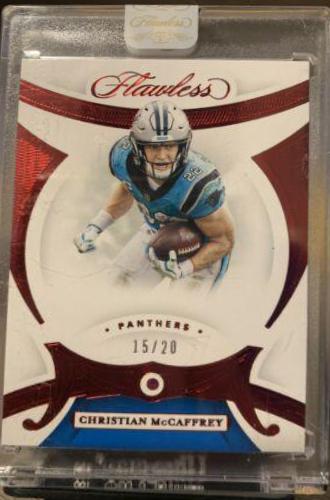 Christian McCaffrey #8 Football Cards 2020 Panini Flawless