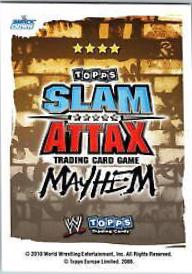 Drew McIntyre Wrestling Cards 2010 Topps Slam Attax WWE Mayhem