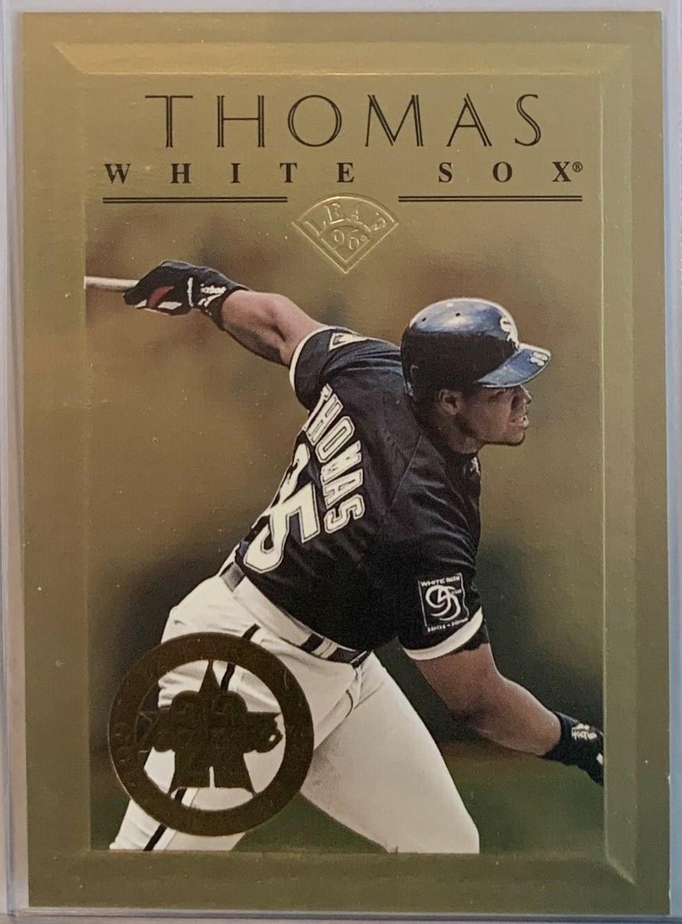 Frank Thomas #1 Baseball Cards 1996 Leaf Gold Stars