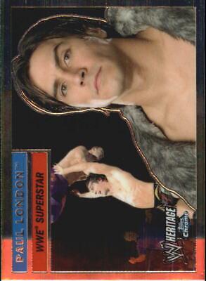 Paul London #5 Wrestling Cards 2006 Topps Heritage Chrome WWE