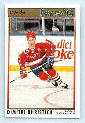 Dimitri Khristich #176 Hockey Cards 1991 O-Pee-Chee Premier