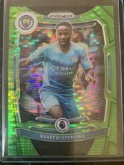 Raheem Sterling [Breakaway Lime Green Prizm] #10 Soccer Cards 2021 Panini Prizm Premier League Prices