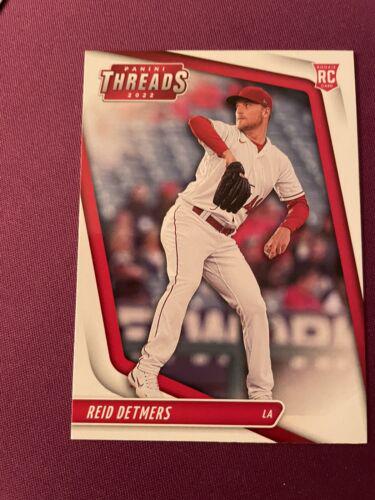 Reid Detmers #7 Baseball Cards 2022 Panini Chronicles Threads
