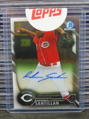 Antonio Santillan #BCAP-ASA Baseball Cards 2016 Bowman Chrome Prospect Autograph