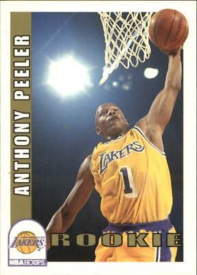 Anthony Peeler #410 Basketball Cards 1992 Hoops