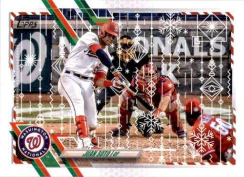 Juan Soto #HW100 Baseball Cards 2021 Topps Holiday Mega Box