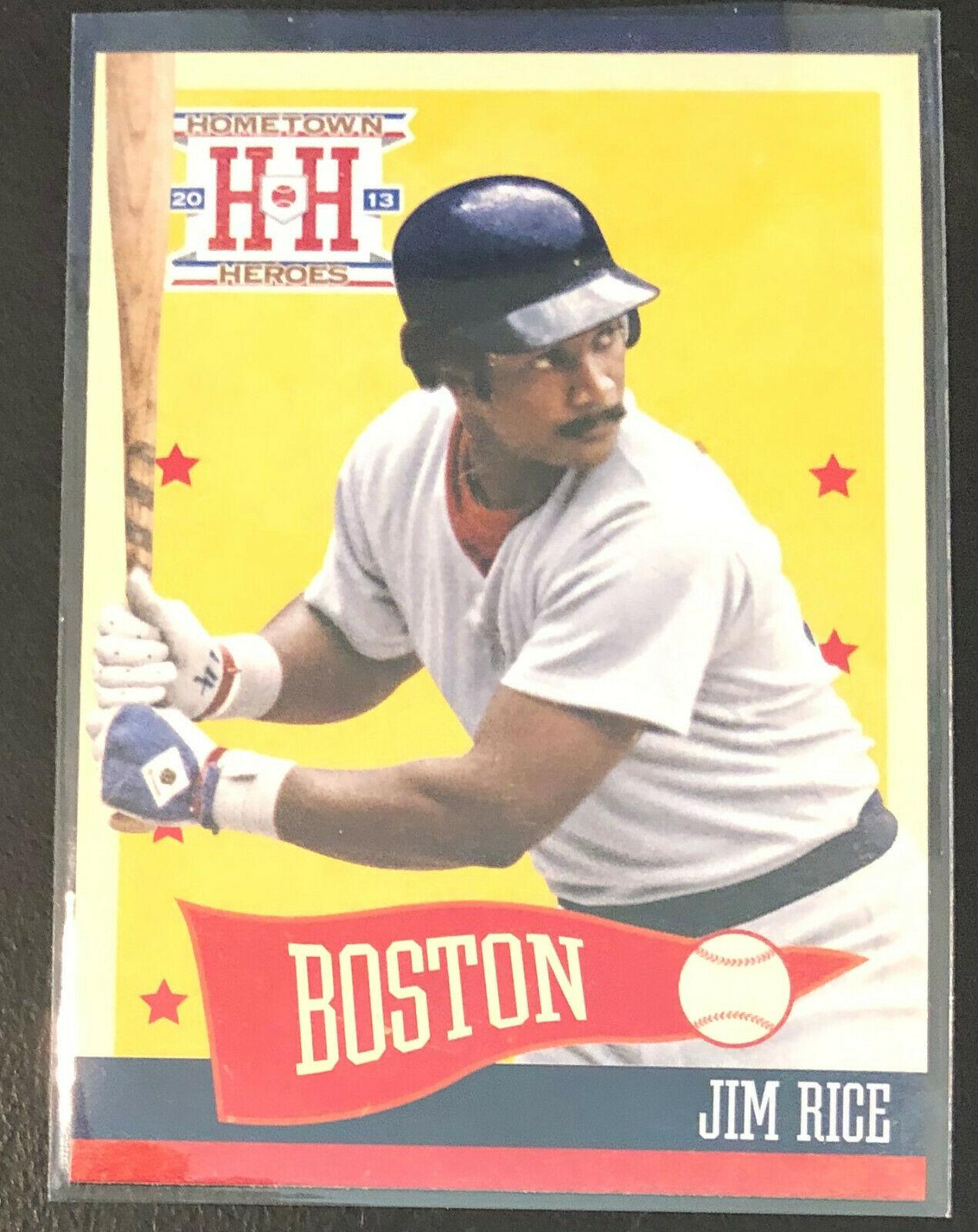 Jim Rice #13 Baseball Cards 2013 Panini Hometown Heroes