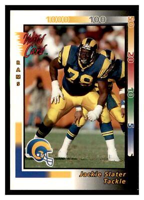 Jackie Slater #3 Football Cards 1992 Wild Card