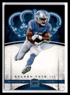 Golden Tate III #15 Football Cards 2017 Panini Crown Royale