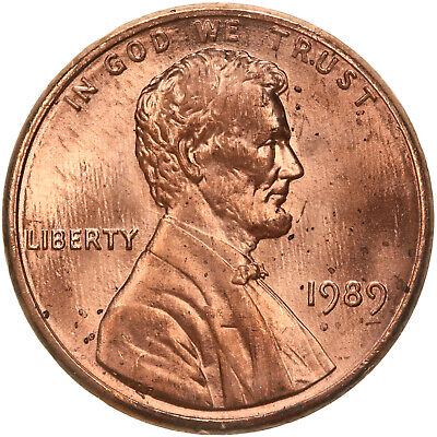1989 Coins Lincoln Memorial Penny