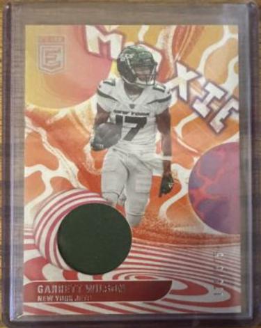 Garrett Wilson #22 Football Cards 2023 Panini Donruss Elite Moxie Patch