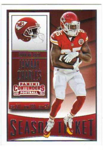 Jamaal Charles #6 Football Cards 2015 Panini Contenders