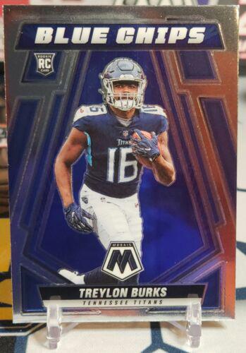Treylon Burks #BC-10 Football Cards 2022 Panini Mosaic Blue Chips