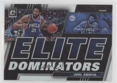 Joel Embiid #3 Basketball Cards 2019 Panini Donruss Optic Elite Dominators