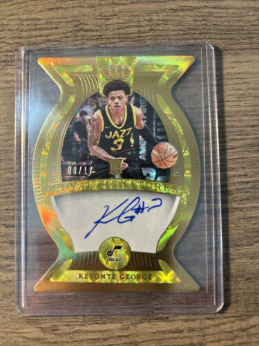 Keyonte George #7 Basketball Cards 2023 Panini Crown Royale Rookie Autograph