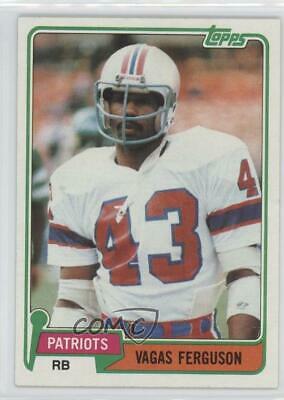 Vagas Ferguson #208 Football Cards 1981 Topps