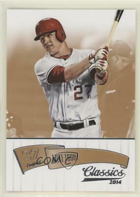 Mike Trout #97 Baseball Cards 2014 Panini Classics