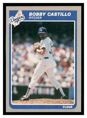 Bobby Castillo #U-22 Baseball Cards 1985 Fleer Update