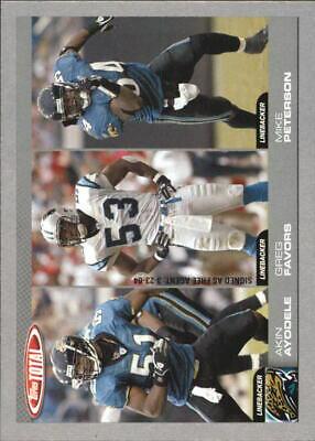 Akin Ayodele, Greg Favors, Mike Peterson [Silver] #290