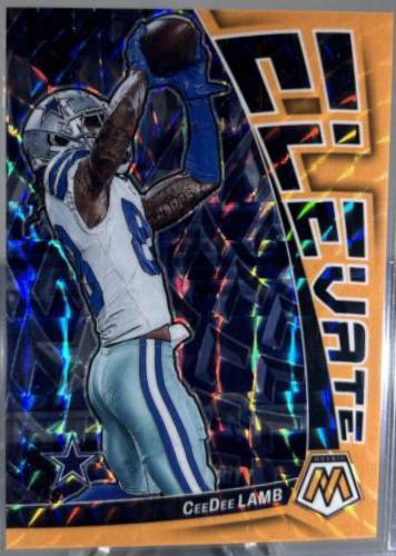 CeeDee Lamb #E-CDL Football Cards 2023 Panini Mosaic Elevate