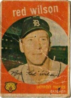 Red Wilson #24 Baseball Cards 1959 Venezuela Topps