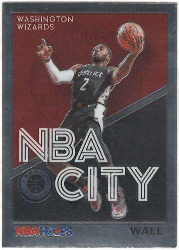 John Wall #7 Basketball Cards 2019 Panini Hoops NBA City
