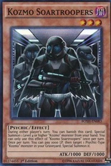 Kozmo Soartroopers BOSH-EN083 YuGiOh Breakers of Shadow