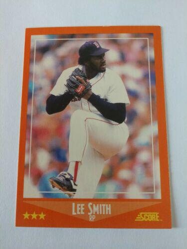 Lee Smith #20T Baseball Cards 1988 Score Traded