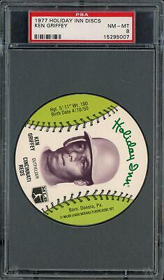 Ken Griffey Baseball Cards 1977 Holiday Inn Discs