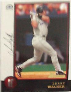 Larry Walker #23 Baseball Cards 1998 Bowman