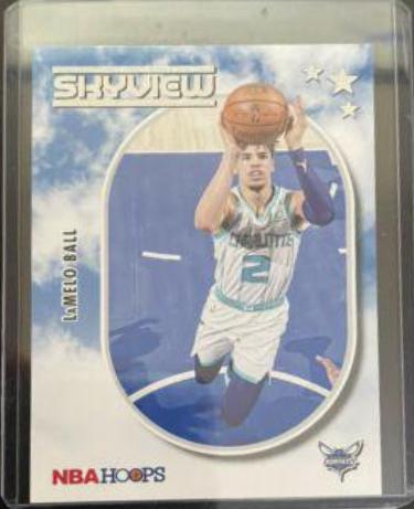 LaMelo Ball #5 Basketball Cards 2021 Panini Hoops Skyview