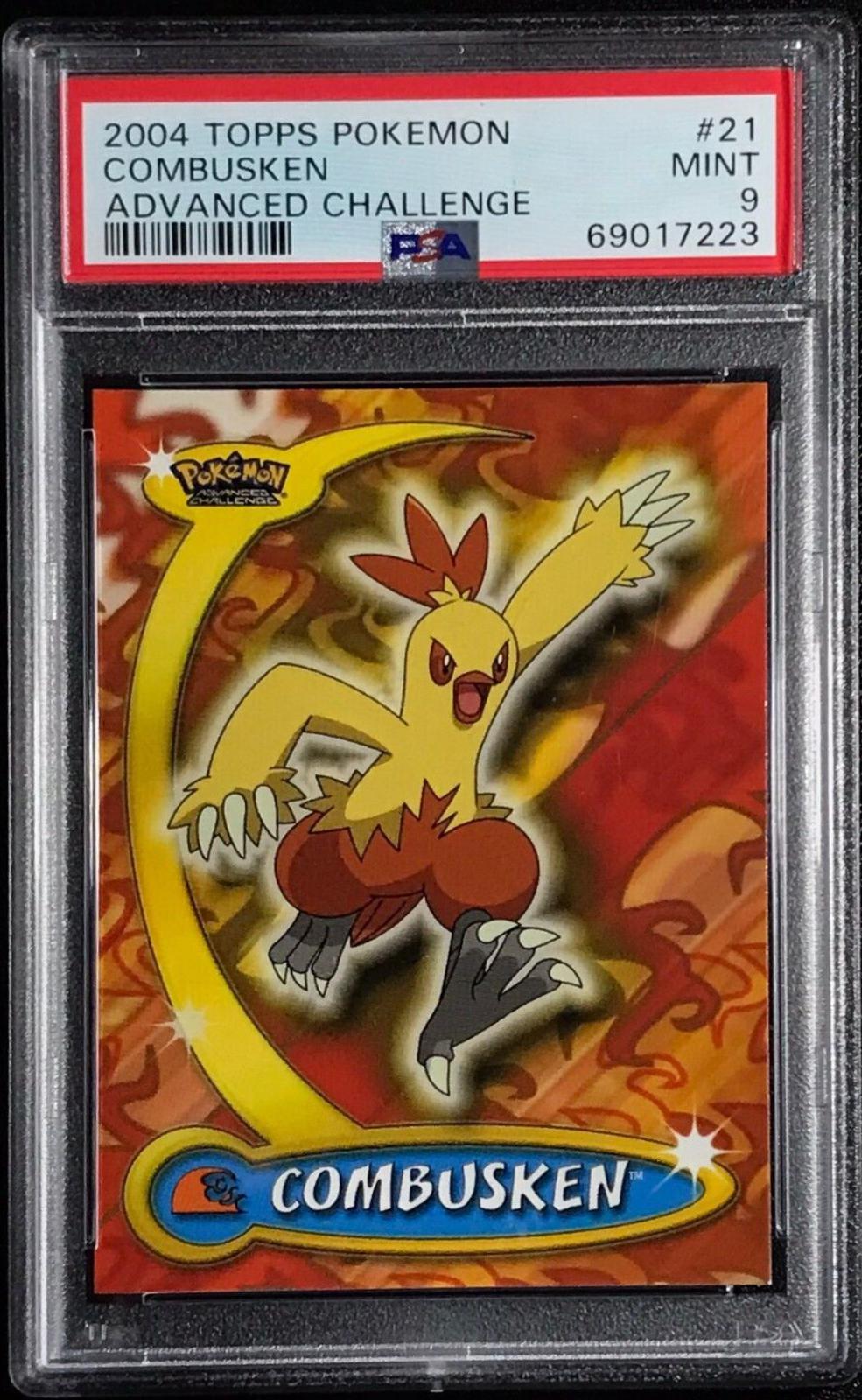Combusken #21 Pokemon 2004 Topps Advanced Challenge
