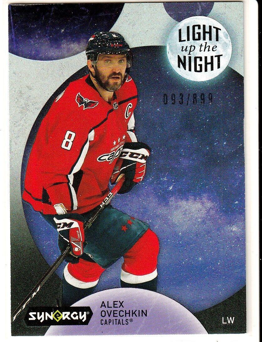 Alex Ovechkin #LN-AO Hockey Cards 2022 Upper Deck Synergy Light Up The Night