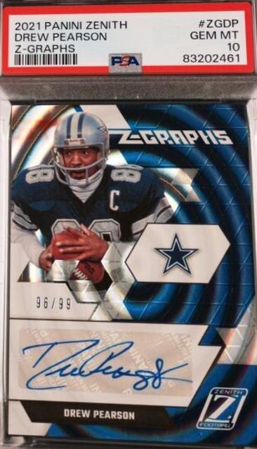 Drew Pearson #ZG-DP Football Cards 2021 Panini Zenith Z Graphs