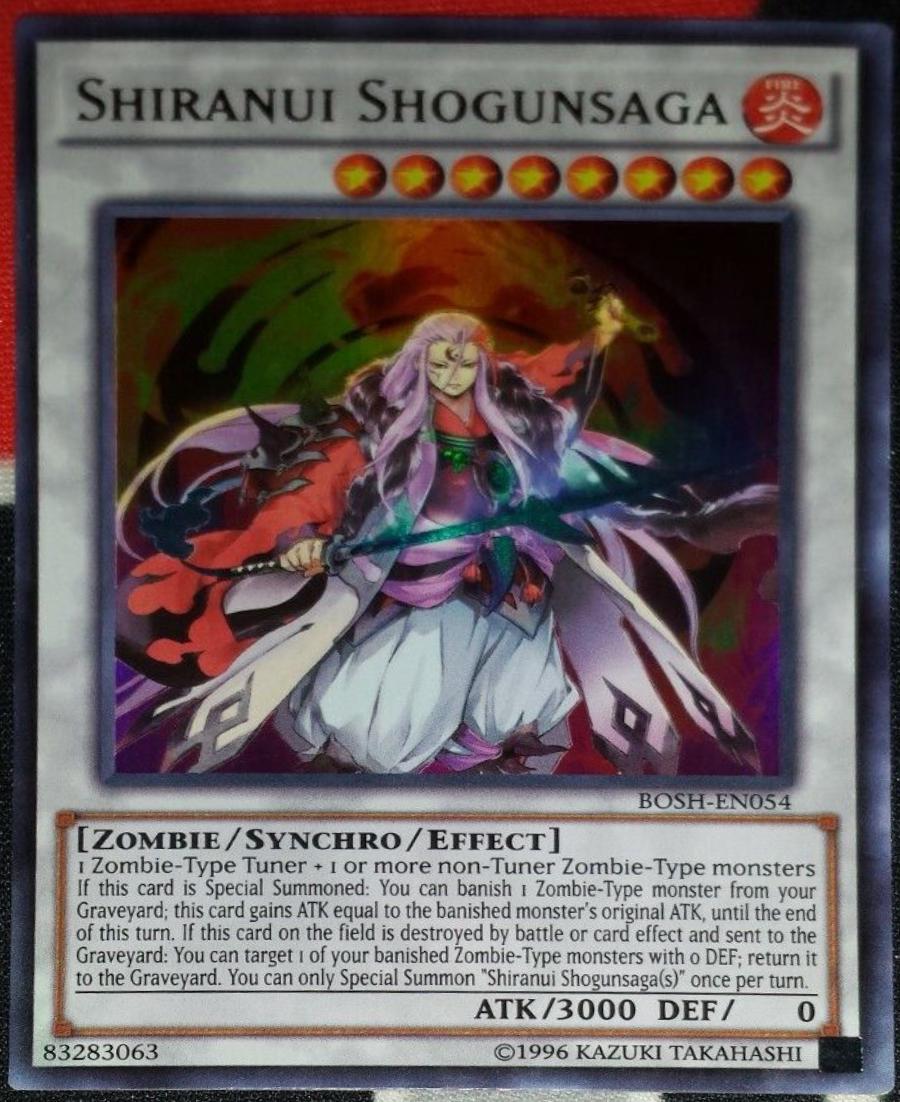 Shiranui Shogunsaga BOSH-EN054 YuGiOh Breakers of Shadow