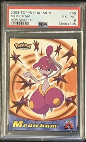Medicham #55 Pokemon 2003 Topps Advanced